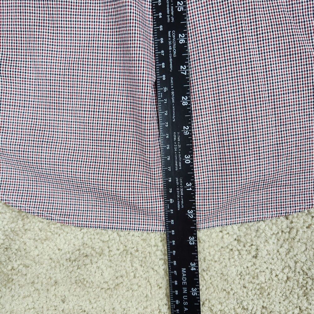 Nautica Casual Button Front Shirt Mens Large Multicolor Check Short Sleeve A317 - Picture 7 of 8